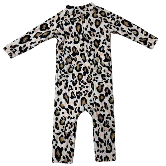 Eczema Friendly Savanna Leopard Bamboo Full Coverage Swimsuit - Baby & Toddlers