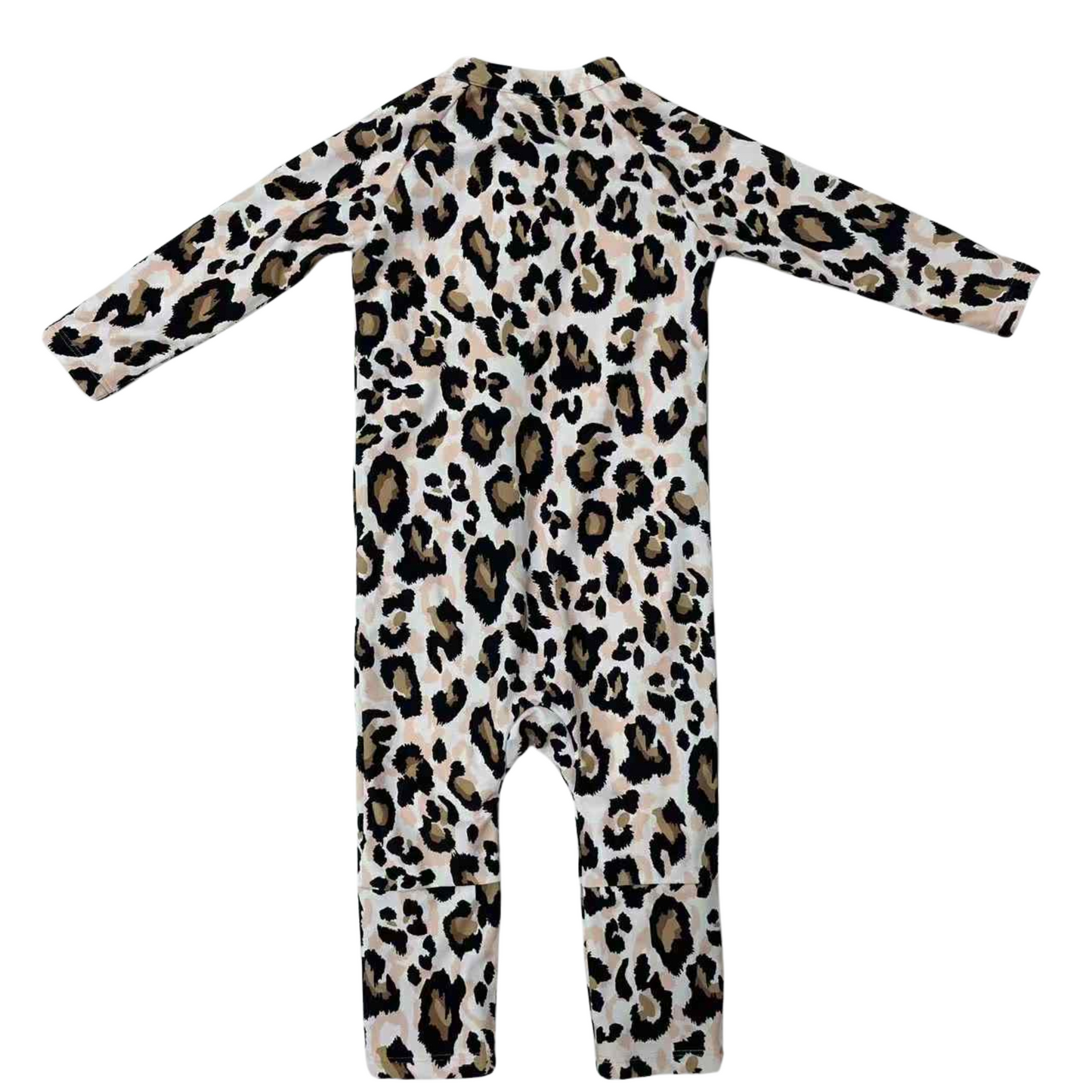 Eczema Friendly Savanna Leopard Bamboo Full Coverage Swimsuit - Baby & Toddlers