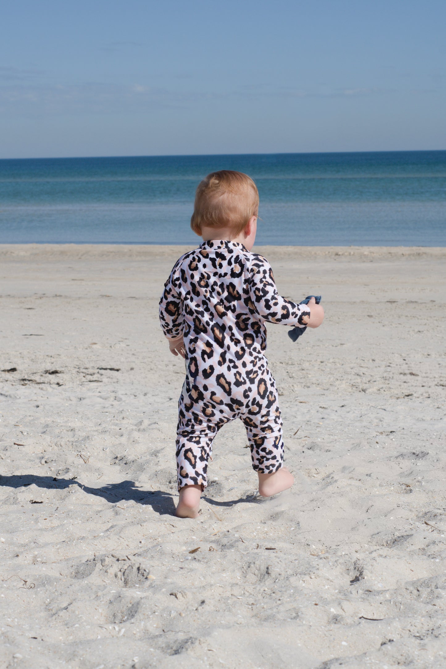 Eczema Friendly Savanna Leopard Bamboo Full Coverage Swimsuit - Kids, Toddlers & Babies