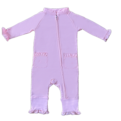 Eczema Friendly Pretty in Pink Bamboo Full Coverage Swimsuit - Kids, Toddlers & Babies