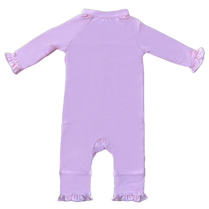 Eczema Friendly Pretty in Pink Bamboo Full Coverage Swimsuit - Kids, Toddlers & Babies