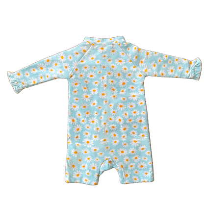 Shortie Eczema Friendly Daisy Flow Bamboo Swimsuit- Kids, Toddlers & Babies