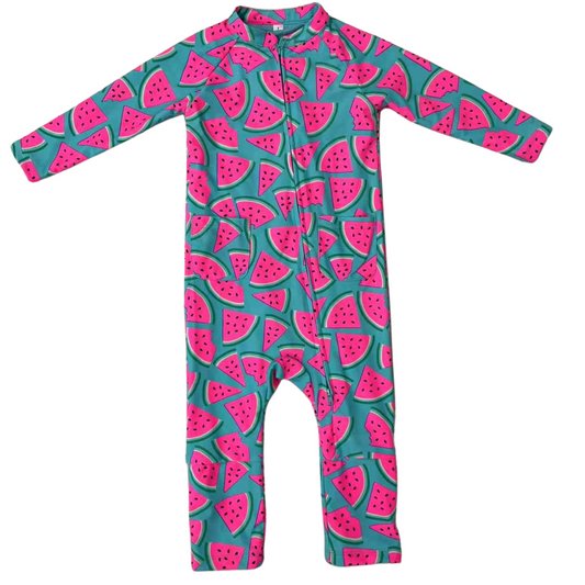Eczema Friendly Watermelon Bamboo Full Coverage Swimsuit - Baby & Toddlers