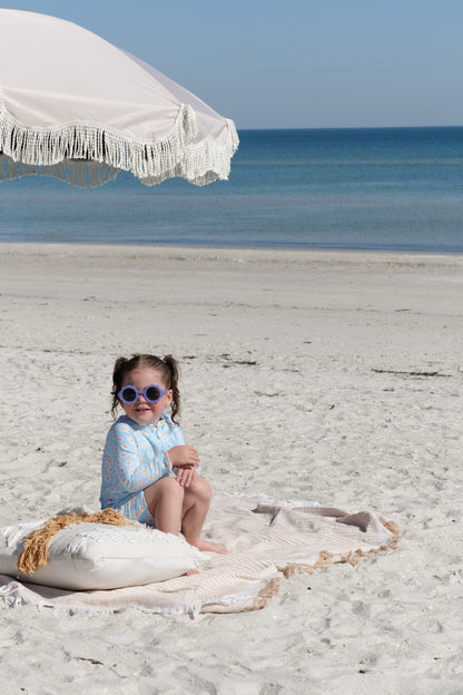 Shortie Eczema Friendly Daisy Flow Bamboo Swimsuit- Kids, Toddlers & Babies