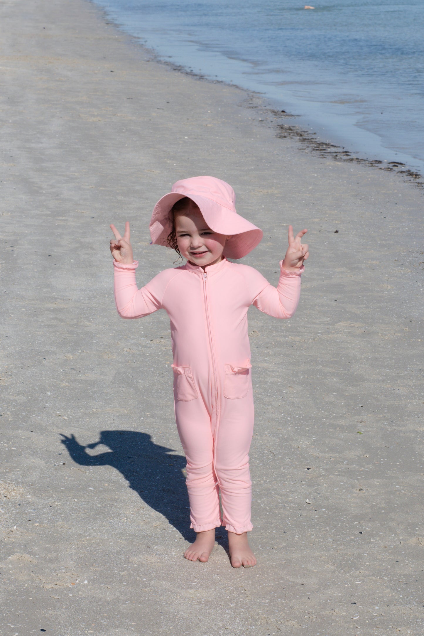 Eczema Friendly Pretty in Pink Bamboo Full Coverage Swimsuit - Kids, Toddlers & Babies