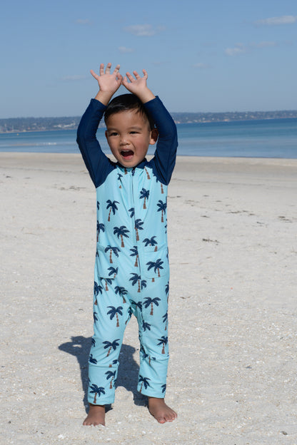 Eczema Friendly Palms Bamboo Full Coverage Swimsuit - Kids, Toddlers & Babies