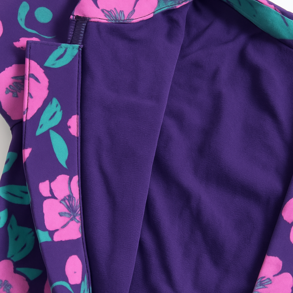 Eczema Friendly Pink Flora Bamboo Full Coverage Swimsuit - Baby & Toddlers