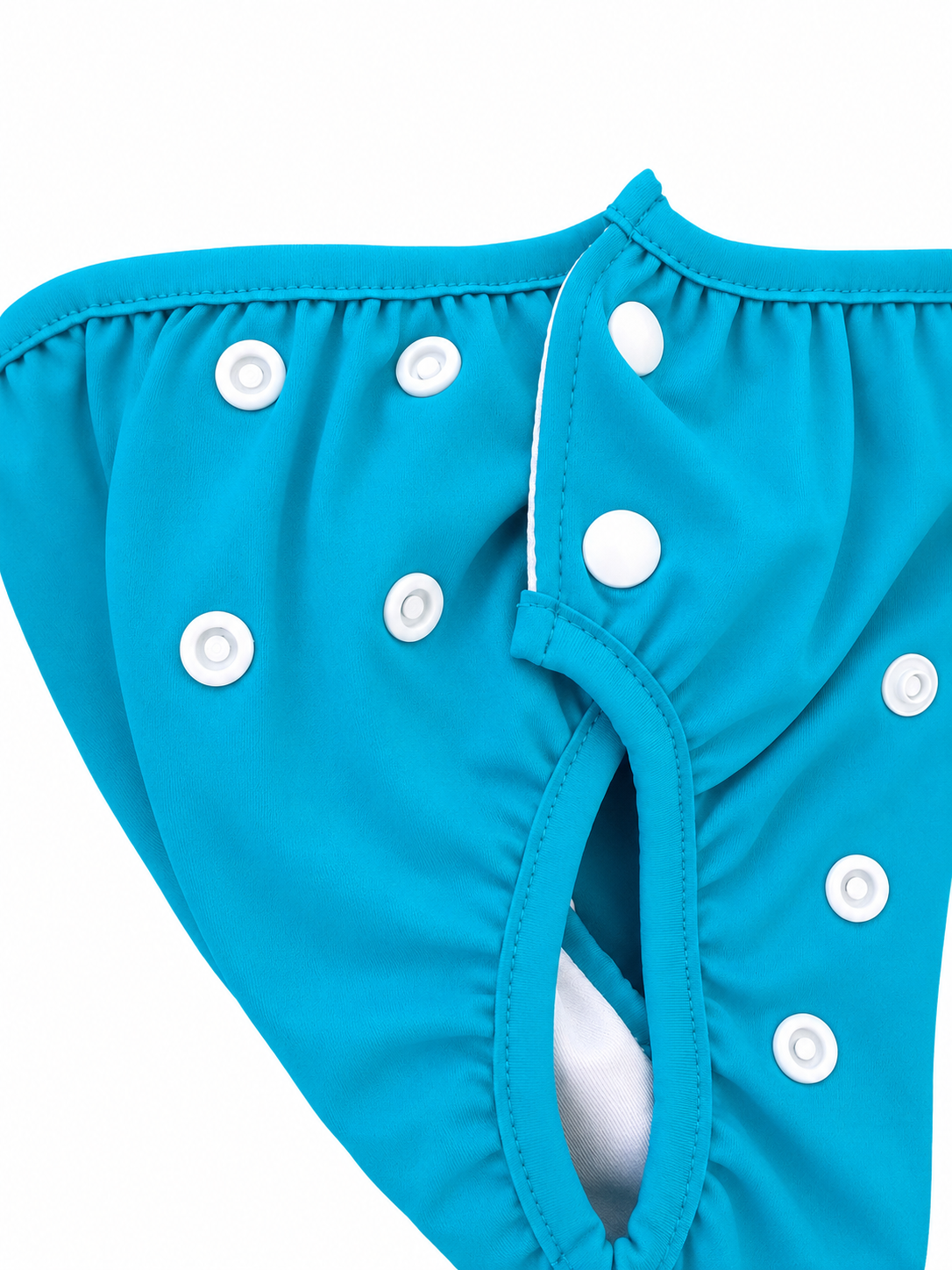 Bamboo Swim Nappy Adjustable Reusable Eczema Friendly Blue Lagoon