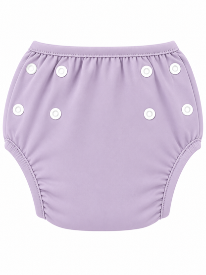 Bamboo Swim Nappy Adjustable Reusable Eczema Friendly Dusty Lilac