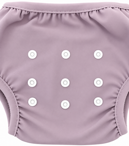 Bamboo Swim Nappy Adjustable Reusable Eczema Friendly Dusty Lilac