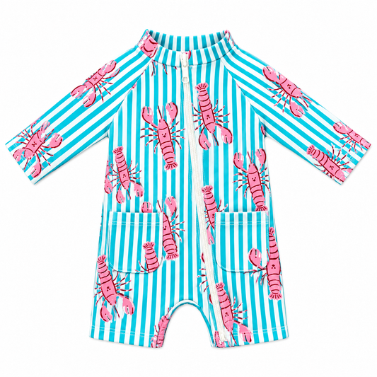 Shortie Eczema Friendly Yabby Bamboo Swimsuit - Kids, Toddlers & Babies