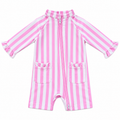 Shortie Eczema Friendly Candy Stripes Bamboo Swimsuit - Kids, Toddlers & Babies