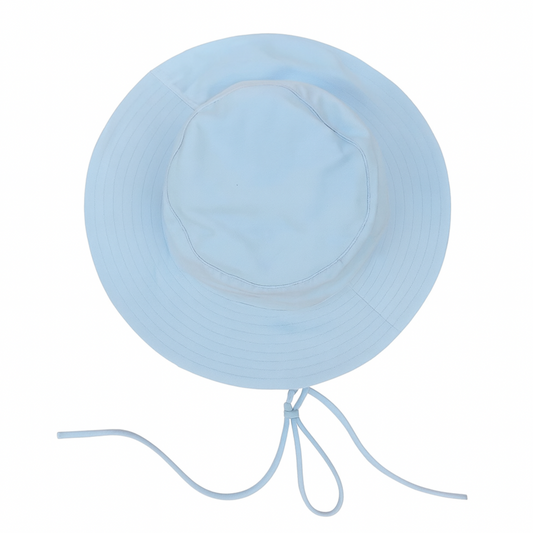 Sun Hats Blue- Eczema Friendly  Bamboo Lined- Baby & Toddlers